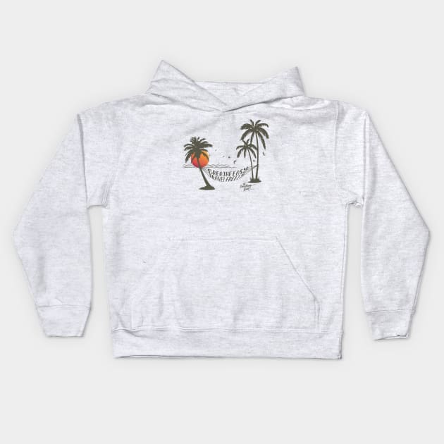 Breathe Easy Travel Freely Kids Hoodie by Breathing_Room